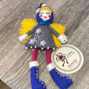 🫟5 for $25🫟Newari Hand Knitted in Nepal Angel Doll Ornament